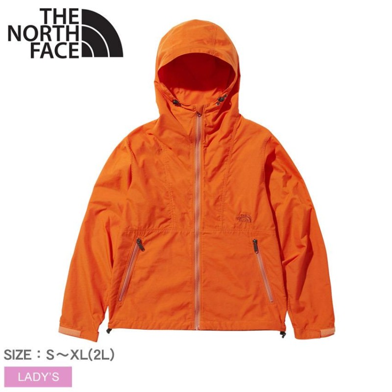 ザ ノースフェイス アウトドアジャケット レディース コンパクトジャケット THE NORTH FACE NPW71830 オレンジ アウター ライト  LINEショッピング