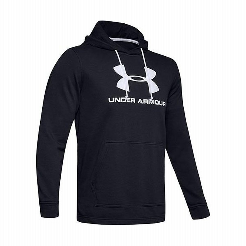 アンダーアーマー Under Armour メンズ スポーツスタイル テリー ロゴフーディー Sportstyle Terry Logo Hoodie ブラック 001 長袖 通販 Lineポイント最大0 5 Get Lineショッピング