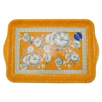 Easy Life 托盤 義大利製 美耐皿  33 x 22cm  世界藝術系列 橘色  1個