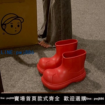 【店家補貼】可愛雨靴女款時尚外穿2025新款春秋厚底防水防滑雨鞋女式成人水鞋