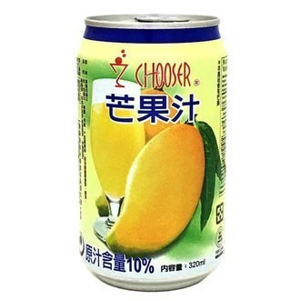 CHOOSER 俏思 芒果汁 320ml【康鄰超市】