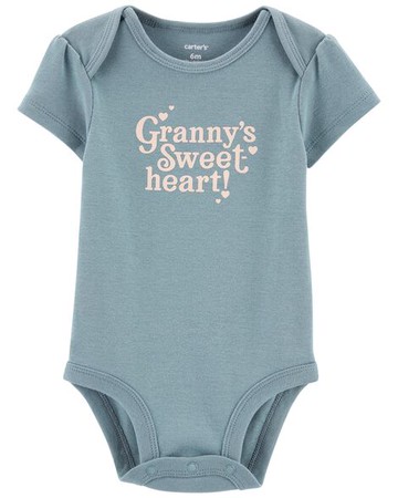 Baby Short-Sleeve Granny Bodysuit