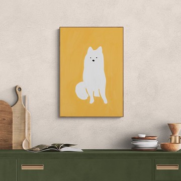 【獨家授權－插畫掛件】Erdy | 黃色的狗兒