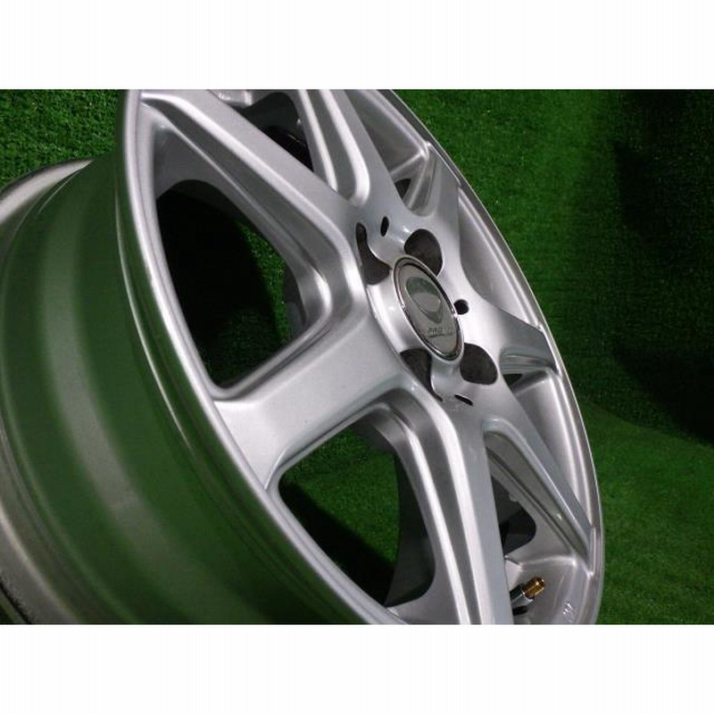 中古 社外 PRDV7 ホイール アルミ 14インチ 5.5J 4穴 4本 100
