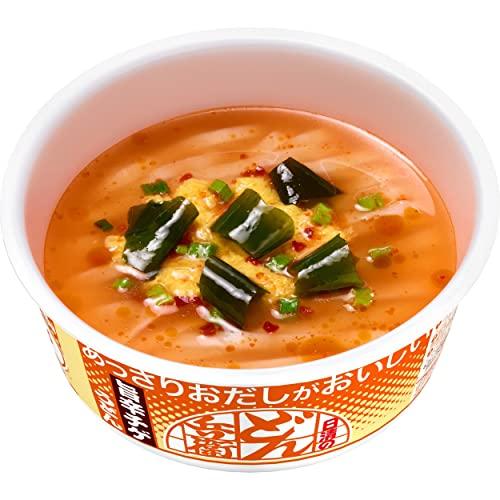 日清食品 日清のあっさりおだしがおいしいどん兵衛 旨辛チゲうどん 69g ×12個