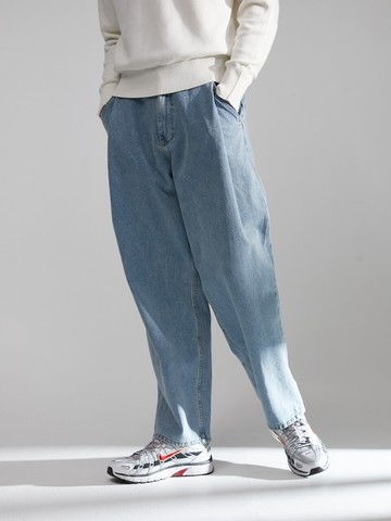 Plank Wide Denim Pants_Light blue