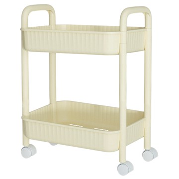 推車置物架 兩層 C500 39 x 50cm 865g  白色