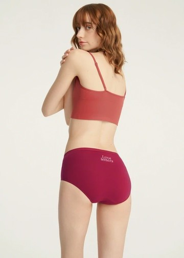 Lover's Whisper．高腰三角內褲(熱戀紅-情書)