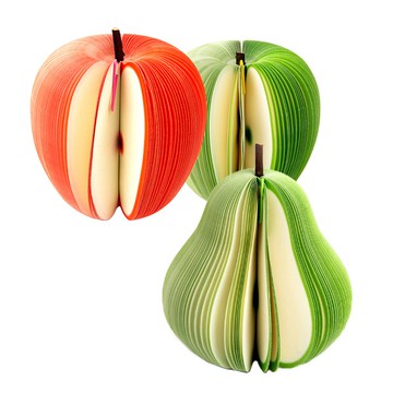 3740 水果便條紙 水果便簽 水果便利貼 N次貼 留言貼 便簽紙 便簽本 婚禮小物 辦公文具事務用品