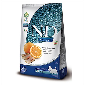 Farmina法米納 海洋頂級無穀全齡犬糧-鯡魚甜橙-小顆粒(OD1)2.5kg 成犬糧 全齡犬 狗飼料 狗糧