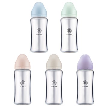 小獅王辛巴 simba 蘊蜜質金玻璃寬口防脹氣奶瓶270ml(多款可選)