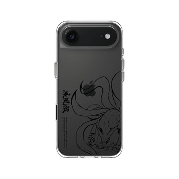iPhone Air Clear Case（相機按鈕） 透明 - 火影忍者 Naruto - 素描系列-Kurama