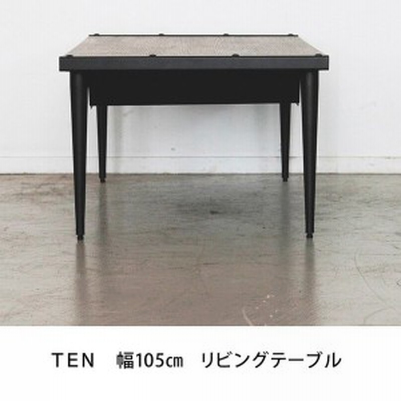 リビングテーブル ｔｅｎ 幅105cm テーブル下収納 パーチクルボード 古木風センターテーブル 作業テーブル 作業台 作業机 通販 Lineポイント最大1 0 Get Lineショッピング