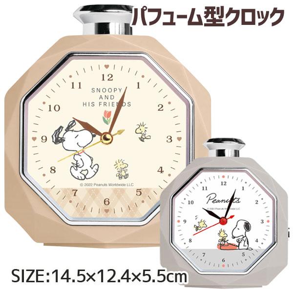 スヌーピー パフューム型クロック LINEショッピング
