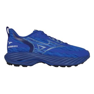 MIZUNO WAVE RIDER GTX 3 SW 男慢跑鞋-防潑水 越野 J1GC257902 藍白