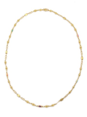 Céline Pre-Owned - 1990-2000 Macadam charm necklace - women - Gold Plated - One Size