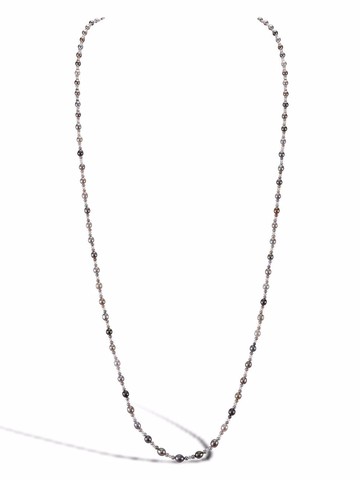 Pragnell Vintage - 18kt white gold pearl and diamond necklace - women - Diamond/18kt White Gold/Pearl - One Size - Silver