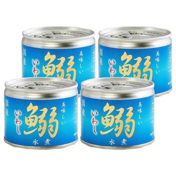 AIKO CHAN 伊藤食品 水煮沙丁魚罐  190g  4罐