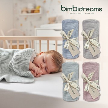 【bimbidreams】針織萬用毯 75x90cm/寶寶被毯