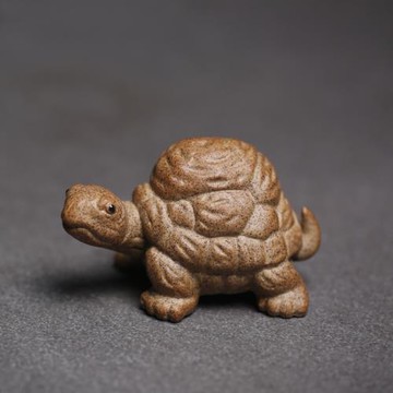石紋將軍龜淘沙陸龜烏龜鎮宅家居擺設茶盤擺件小茶寵茶玩筆架筆托