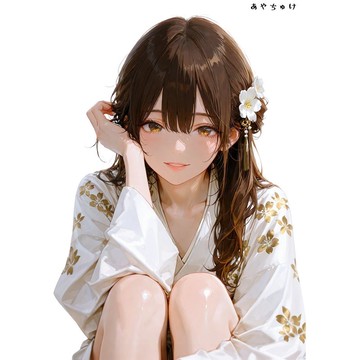 【12月新品】07-109-0010 人物貼紙 性感和服女孩