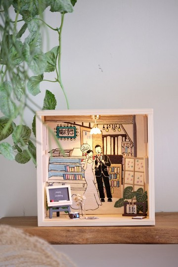 刺繡袖珍屋-大木屋