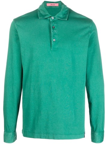 Drumohr Long Sleeve Polo Shirt