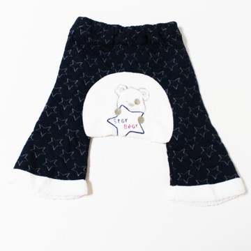 GMP BABY 台灣製深星包紗長褲1件 藍