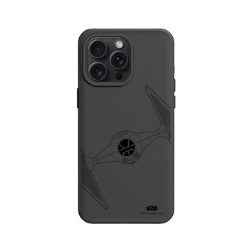 iPhone 15 Pro Max SolidX 黑 - 迪士尼-星際大戰 Star Wars - 鈦戰機-線條黑