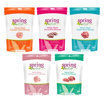 Spring Natural 美國- 1LB (453g) 無穀冷凍乾燥貓餐食 (貓主食/貓乾糧/貓飼料)