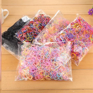 小皮筋我想買超小號小辮子橡皮筋。兒童耐用可愛扎馬尾彩色發量少