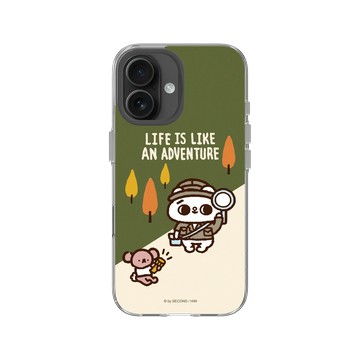 iPhone 16 Clear Case（相機按鈕） 透明 - 爽爽貓 Song Song Meow by SECOND - 冒險爽爽貓