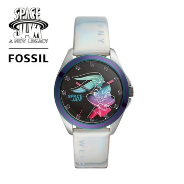【FOSSIL官方旗艦館】Space Jam 怪物奇兵 Lola 限量套錶組 白色矽膠錶帶 36MM LE1127SET