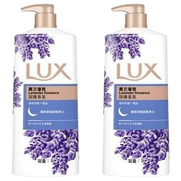 LUX 麗仕 精油香氛沐浴乳 薰衣馨舞 法國薰衣草精油 無Parabens防腐劑  1L  2瓶
