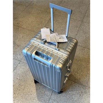 出口質感鋁框銀色拉桿箱大容量男女行李箱萬向輪28寸靜音旅行箱包