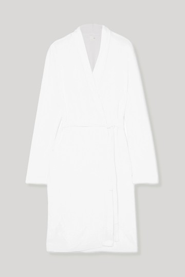 Skin - + Net Sustain Organic Cotton-terry Robe - White - 0