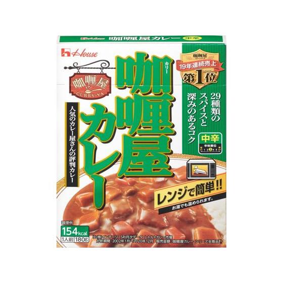 ハウス食品 カリー屋 カレー 中辛 180G