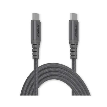 First Champion｜USB-C to USB-C 40W快充傳輸線 UBS2.0充電線 藍/灰
