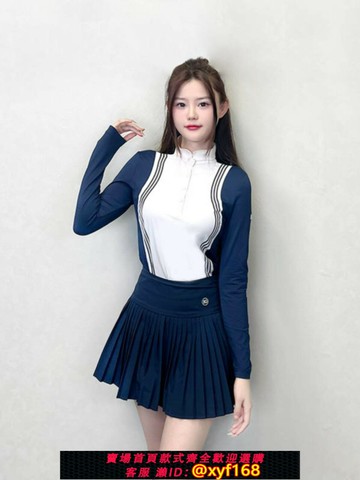 {保固一年 可打統編}BG高爾夫女裝球服裝女上衣長袖修身運動球衣服女golf運動服高端