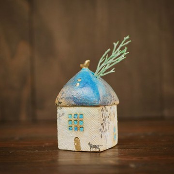 小鳥與藍色小屋 no.53