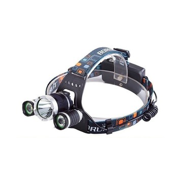 【現貨】工作燈 頭燈 L2強光頭燈2000mAh電池凸頭版18650電池(粉) 登山燈 興雲網購旗艦店