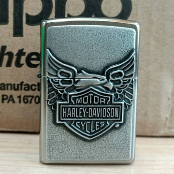 【現貨附發票】美國 Zippo  哈雷系列  老鷹 鍍鉻刷舊機身 (型號20230)