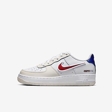 Nike Air Force 1 Lv8 GS [HF5744-146] 大童 休閒鞋 運動 經典 鴛鴦 米白 紅藍