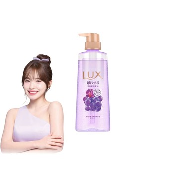 LUX 小氣泡爽膚沐浴露400G (葡萄沙瓦香)