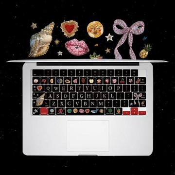 適用MacBook硅膠m2/3/4鍵盤膜pro 13保護air蘋果筆記本14/15亮晶