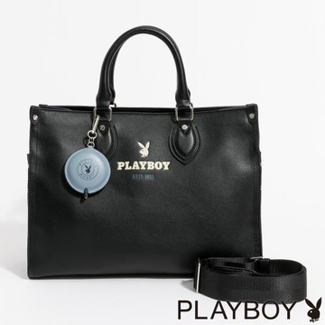 PLAYBOY - 托特包附長背帶  Urban Pulse系列 - 藍色