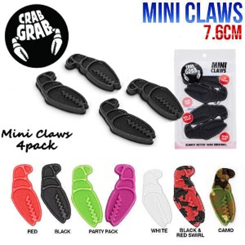 CRABGRAB】クラブグラブ Mini Claws スノーボード デッキパッド SNOWBOARD DECK STOMP PAD 軽量 強力グリップ  滑り止め 6カラー 【正規 通販 LINEポイント最大10.0%GET | LINEショッピング