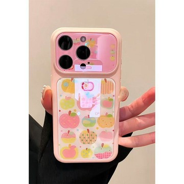 彩色蘋果適用蘋果17手機殼iPhone16/15pro新款14P大視窗13/12/11