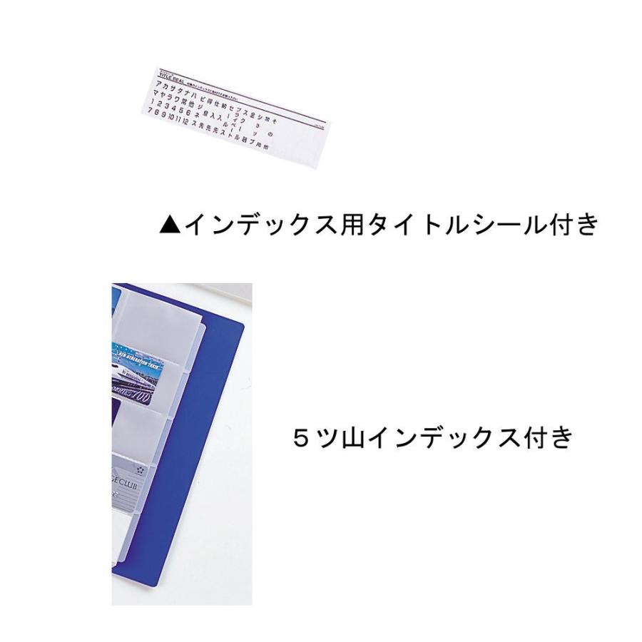 LIHIT LAB. リヒトラブ リクエスト名刺帳 A4タテ 30穴 500カード ヨコ入れ 黄緑 1冊 G8802-6