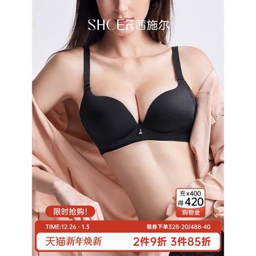 茜施爾無痕內衣薄款小胸聚攏顯大上托無鋼圈收副乳調整型小胸內衣